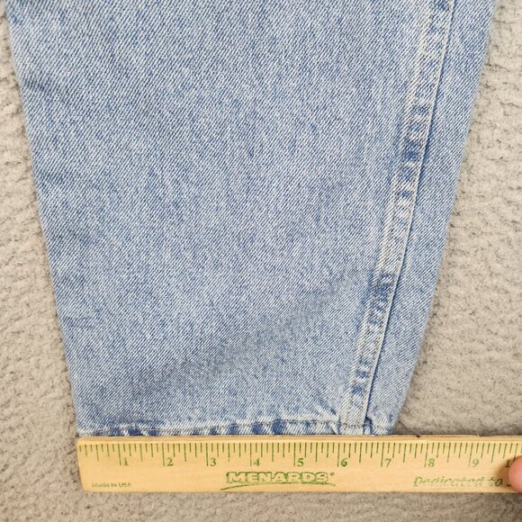 Mens 32x32 Classic Straight Leg Blue Jeans Cabellas Outdoor Mid Rise American - Picture 5 of 10